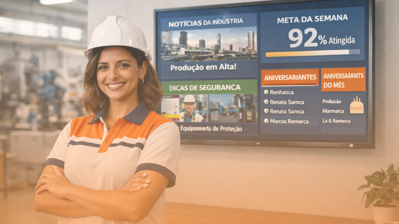 TV corporativa para indústria: guia para engajar o operacional